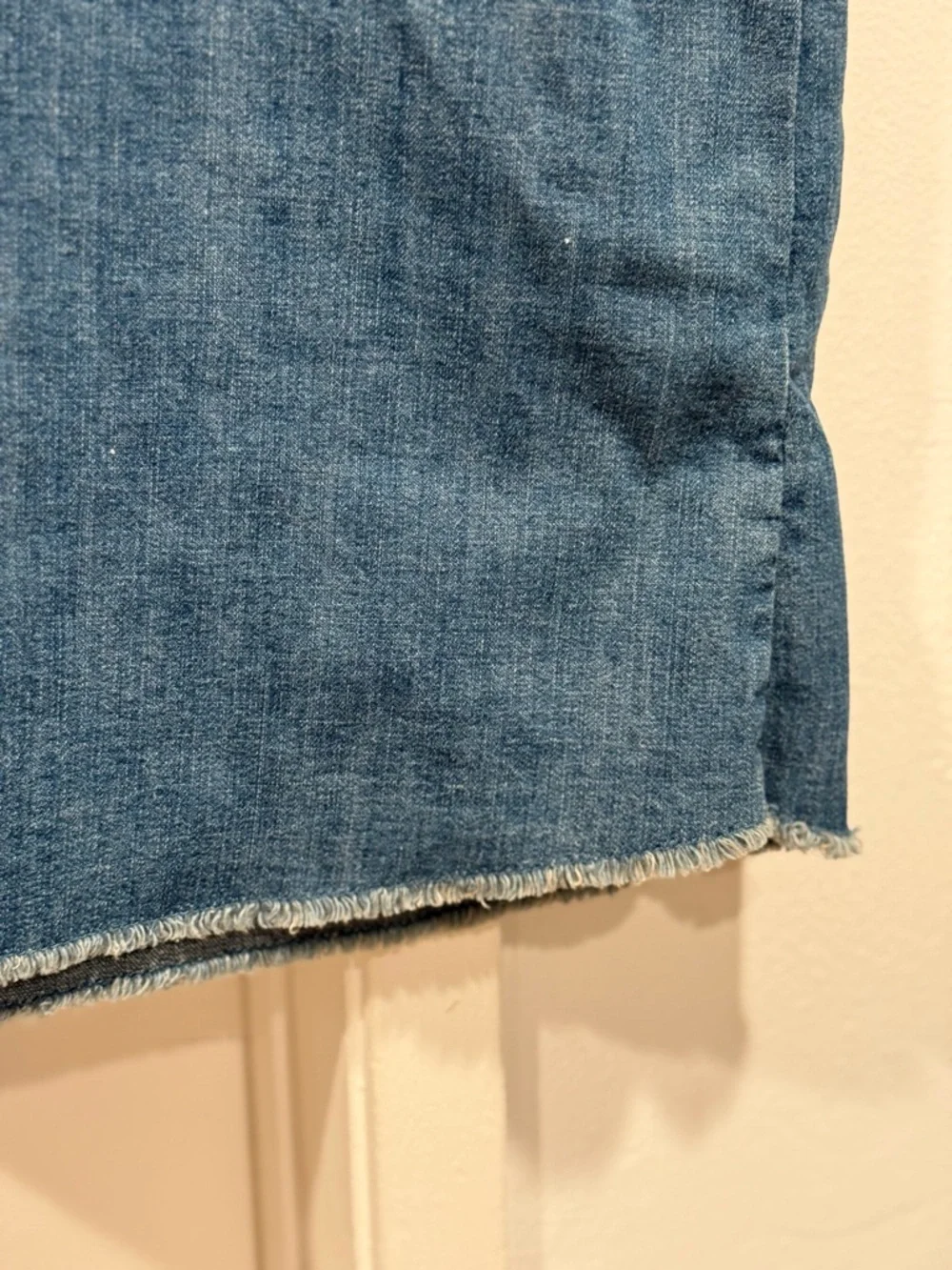 Women’s GAP Denim Button-Up Dress in Medium Blue - Picture 5 of 13
